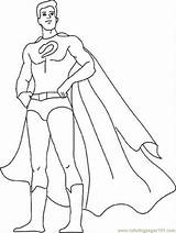 Superhero Coloring Pages Super Hero Male Kids Blank Drawing Outline Printables Printable Sheets Heroes Colouring Getdrawings Comic Party Book Print sketch template