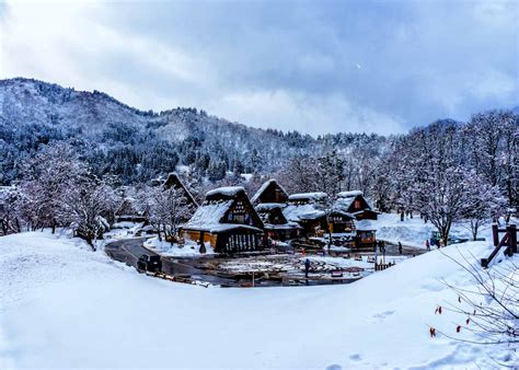 towns  enjoy  winter snow  japan