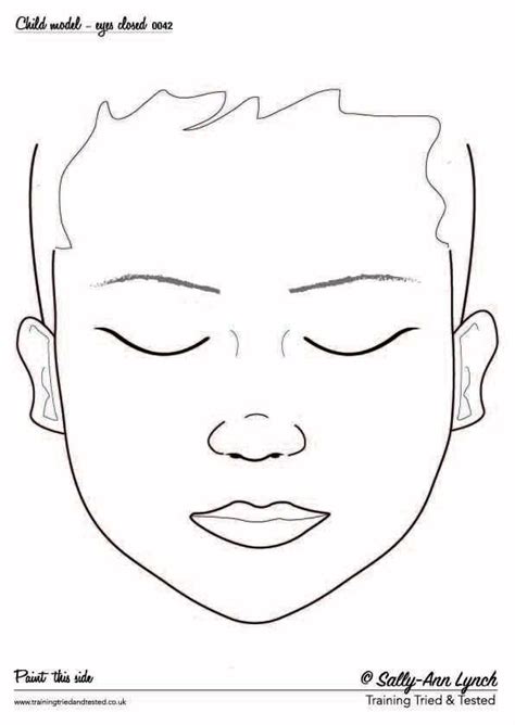 face painting template