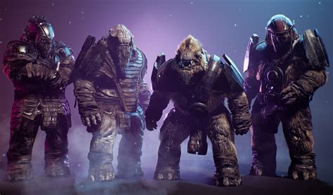 halos iconic brutes   recreated  unreal engine    bungie character artist