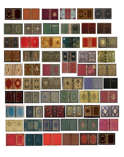 buy  scale printable miniature book covers antique   covers
