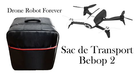 sac de transport parrot bebop   bebop  drone robot