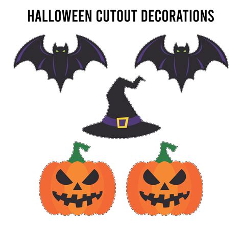 halloween cutouts printable