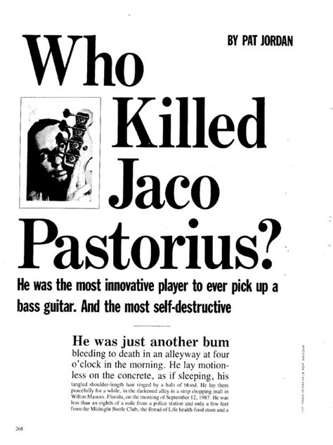 who killed jaco pdf