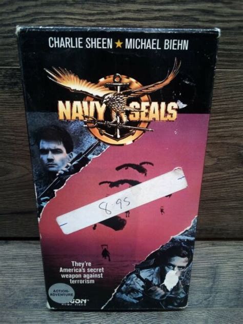 Navy Seals Vhs 1990 Action Adventure Thriller Charlie Sheen Michael