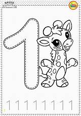 Coloring Pages Numbers Number Printables Worksheets Preschool Divyajanani sketch template