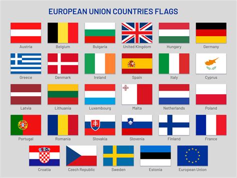 european union countries flags coloring page mimi panda