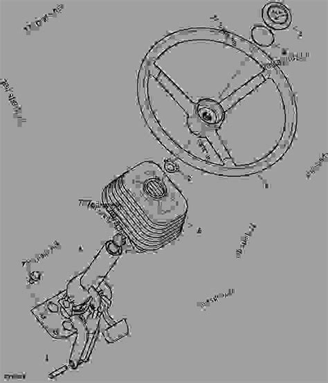 steering wheel  tilt column tractor john deere  tractor  tractor engine