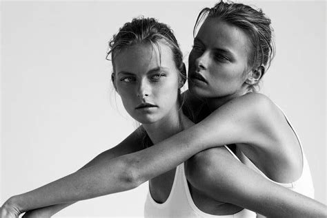 Twin Sisters Luijendijk Dutch Fashion Models Person Photography