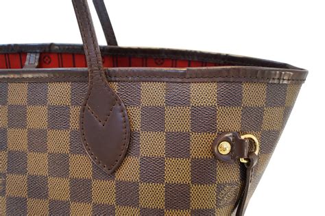 Louis Vuitton Damier Ebene Neverfull Mm Shoulder Bag