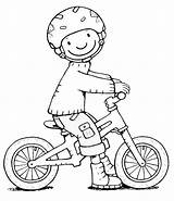 Velo Casque Routiere Bicyclette Kleurplaat Securite Verkeer Fiets Byciclette Vervoer Knutselen Kleurplaten Gratuit Preschool Peppa sketch template