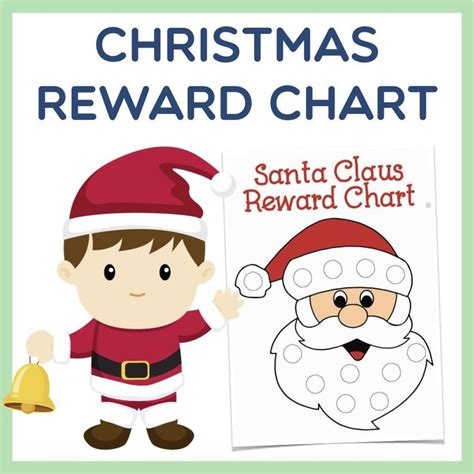 christmas reward chart reward chart kids craft box chart