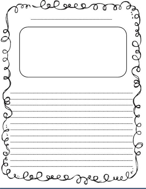 primary lined paper template google search classroom inspiration