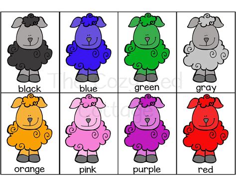 cozy red cottage sheep color matching game