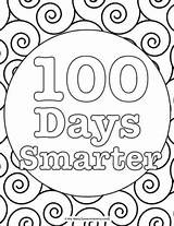 Printables Smarter 100th Mrsmerry sketch template