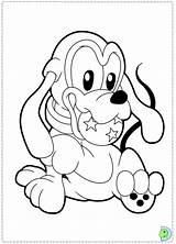 Coloring Pluto Pages Dinokids Baby Head Getdrawings Mouse Disney Mickey Close Template sketch template