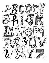 Alphabet Letters Coloring Pages Cool Letter Preschool Letras sketch template