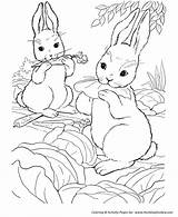 Coloring Pages Rabbit Animal Bunny Farm Wild Animals Rabbits Honkingdonkey Print sketch template