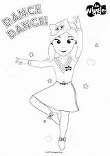 Wiggles Emma Pages Coloring Kids Drawing Color Colouring Birthday Activity Wiggle Dancer Printable Template Ballerina Print Drawings Getcolorings Games Templates sketch template