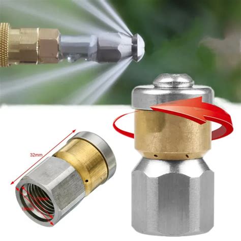 steel pressure washer drain sewer cleaning pipe jetter rotary nozzle   jet  picclick