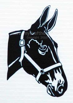 mule head horse harness horse tack metal signs wood signs wooden