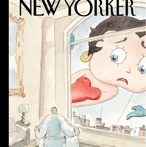 new yorker cover hits harassment theme at thanksgiving day parade