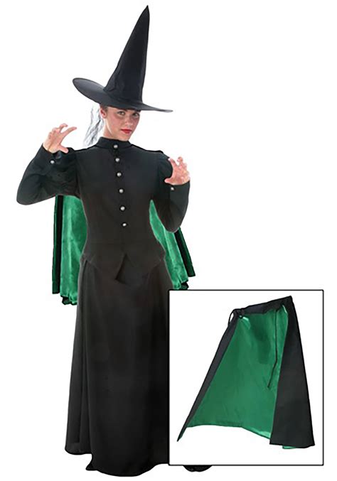 wicked witch womens costume cape