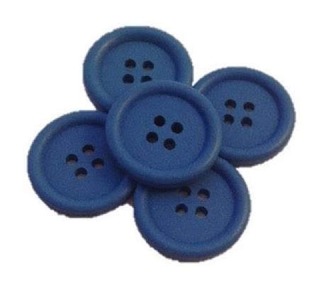 blue buttons pack   buttons wooden button blue button