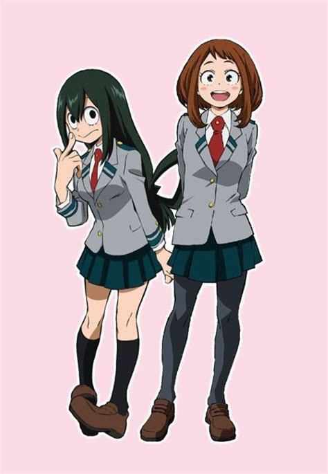 My Hero Academia Asui And Uraraka Tsuyu Asui Tsuyu Y