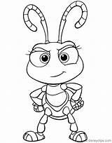 Dot Coloring Life Bug Pages Disneyclips Spunky Funstuff sketch template