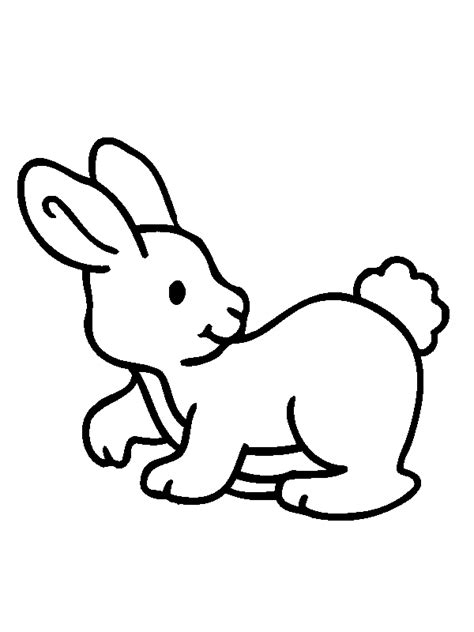 bunny colouring pages
