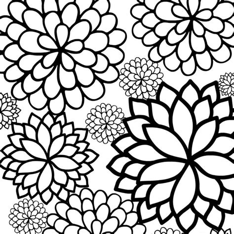easy printable abstract coloring pages images