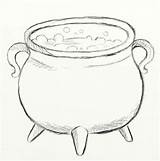 Cauldron Caldero Sheet Harry Witches Hubpages Como Feltmagnet Potion Handles sketch template