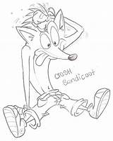 Crash Bandicoot Colouring Loudlyeccentric Sketchite Sketches Drawings Descubra sketch template