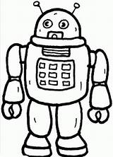 Coloring Robot Sheets Pages Robots Space Popular Outer sketch template