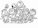 Peanuts Coloring Personajes Woodstock Gang sketch template