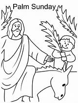 Palm Sunday Coloring Pages Jesus Lent Branch Tree Kids Kid Easter Wave Template Colouring Printable Color Children Sheets Bestcoloringpagesforkids Front sketch template