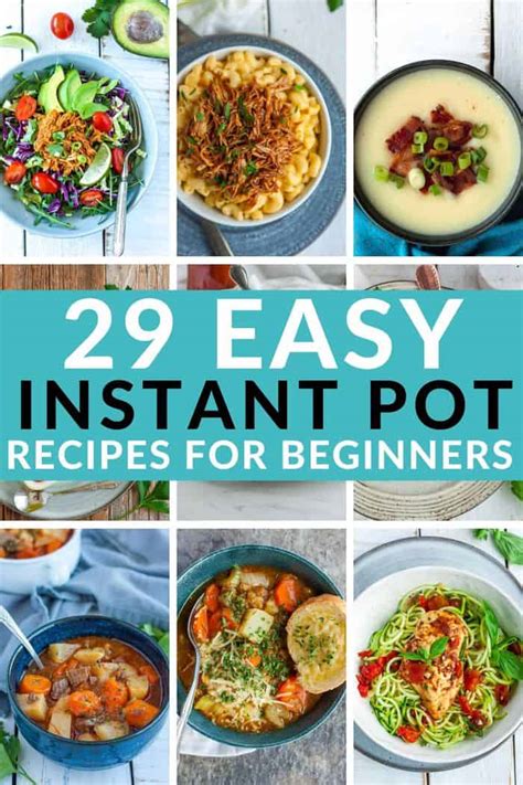 easy instant pot recipes  beginners sustainable cooks