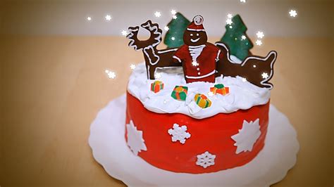 decoração de bolo de natal youtube