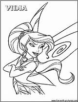Coloring Disney Pages Vidia Fairy Tinkerbell Fairies Colouring Printable Sheets Kids Fun Choose Board sketch template