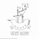 Ahoy Getcoloringpages sketch template
