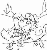 Coloring Ducks Pages Print Kids Coloringkids sketch template