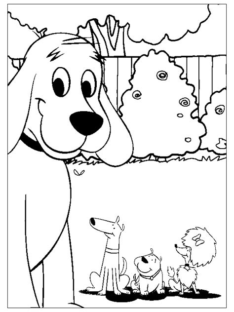 clifford coloring pages picgifscom