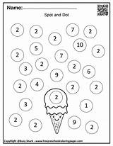 Dot Ice Cream Summer Markers Activity Do Preschool Counting Activities Pages Set Marker Kids Printable Numbers Balls Count Affiliate Rainbow sketch template