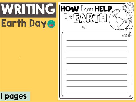 earth day writing  teach simple