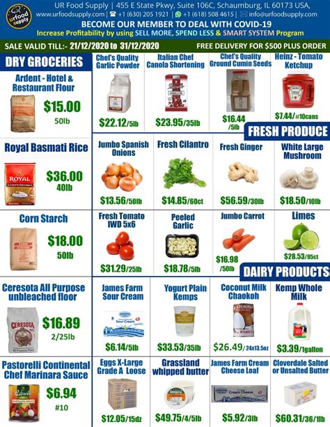 buy  fresh produce dairy products  dry groceries