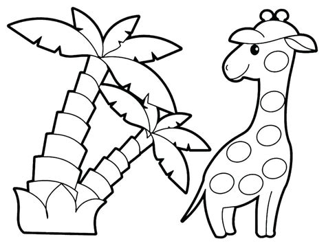 jungle themed coloring pages  getcoloringscom  printable