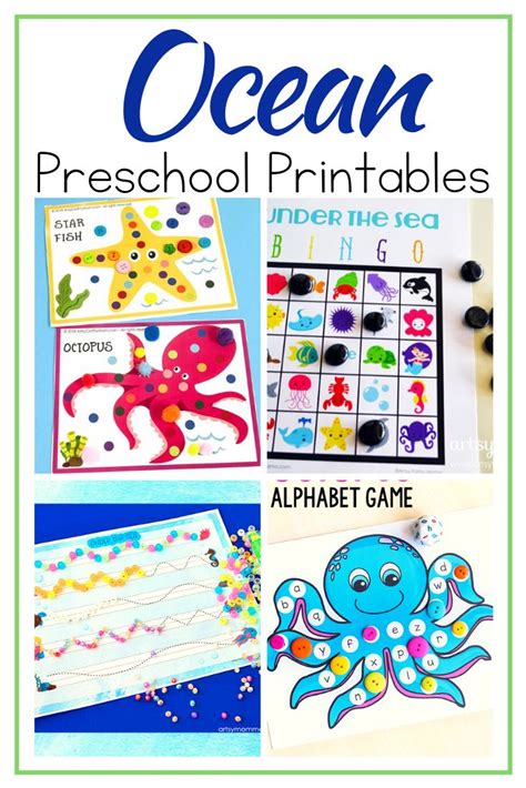 preschool ocean theme printables ocean theme preschool preschool