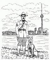 Coloring Police Dog Pages Rcmp K9 Popular Lux Book Visit Sheets Colouring sketch template