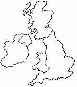 Map Kingdom United Coloring England Blank Britain Mapa Drawing Great Outline Colouring Pages Clipartbest Du Ireland Click Carte Royaume Angleterre sketch template